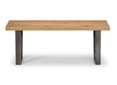 Brooklyn Light Oak Dining Bench - 2